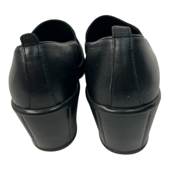 Dansko Aubrey Black Pleated Leather Clogs Made in Portugal EU Size: 39 US 8.5-9 - Picture 6 of 9